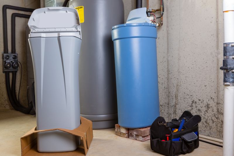 Water Softener Installation in a Basement